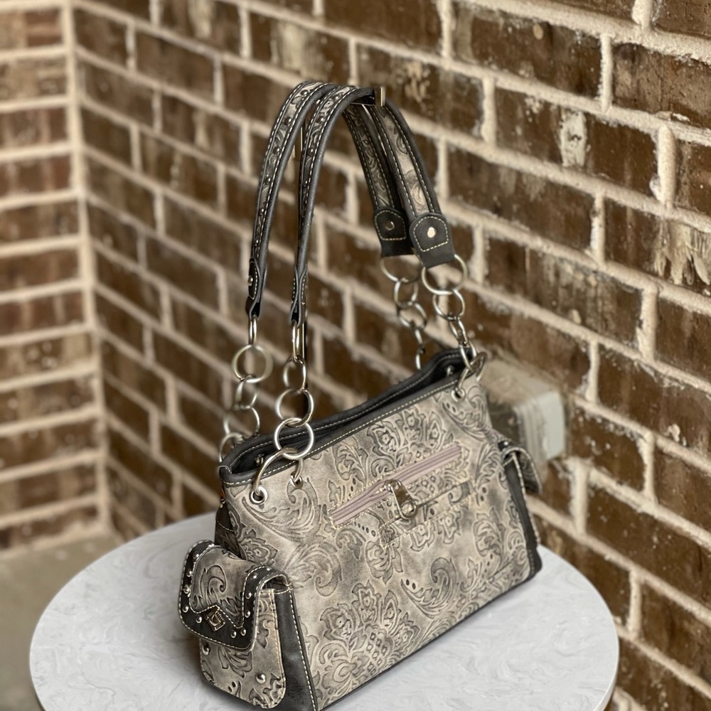 Montana West Embroidered Collection Satchel Bag - Picture 4 of 6